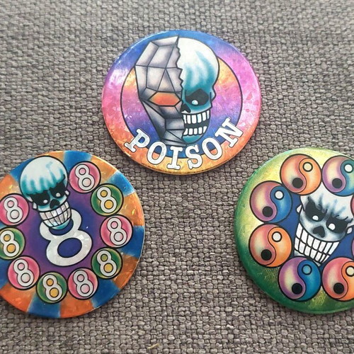 Poison Series 2 collectible pogs, set of 25