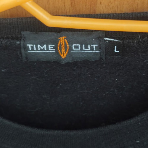 Timeout cotton shirt men's L used, black