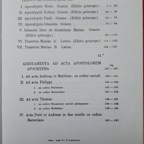 Apocryphal Apocalypses by Constantin von Tischendorf like new