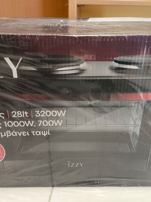 Izzy electric oven 28L with 2 hotplates, new