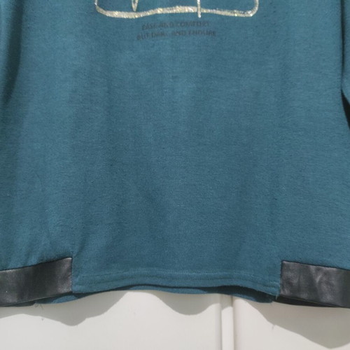 Garantie women's blouse No1 used, size M, green and black