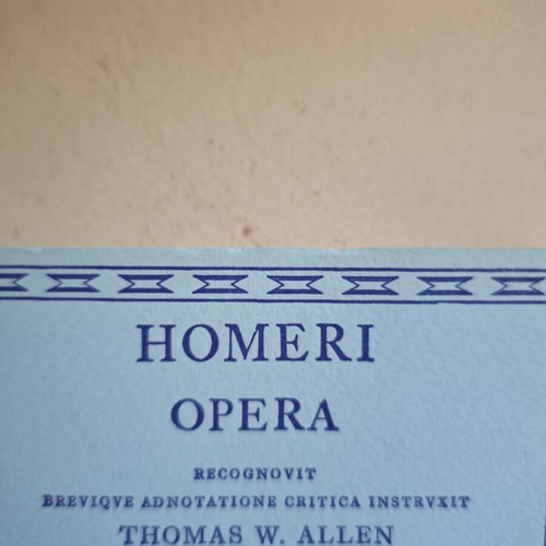 Homeri Opera Odusseae Volume 3 Books 1 to 12 like new, Greek