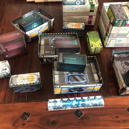Infinity terrain carton like new from two starter boxes