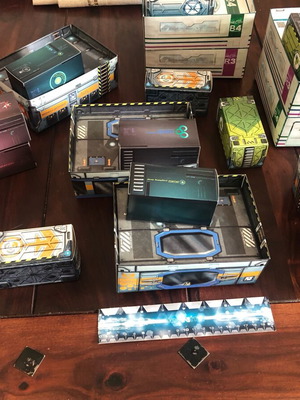 Infinity terrain carton like new from two starter boxes