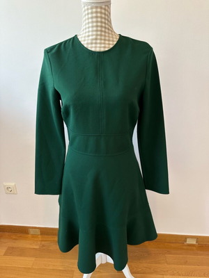 Zara Dress Green New Medium with Back Zipper