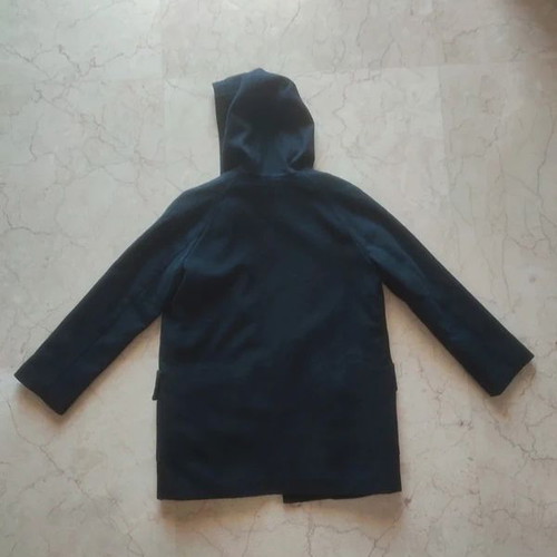 Zara Boys Montgomery Coat with Hood size 8, like new, blue