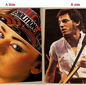 Boy George - Bruce Springsteen Ένθετο Αφίσα απο περιοδικό Μανίνα Σε καλή κατάσταση Τιμή 5 Ευρώ