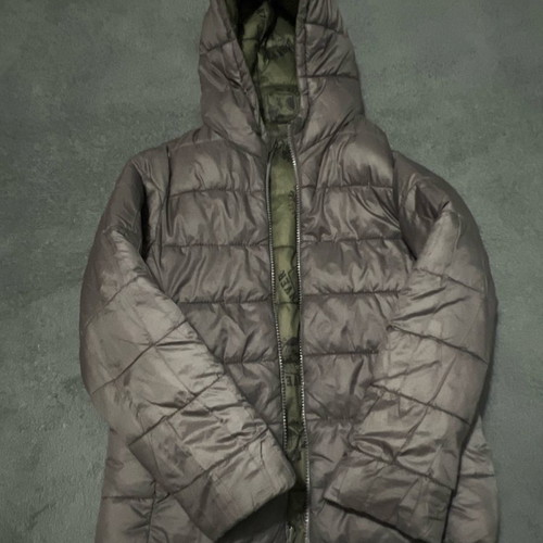 Benetton reversible jacket size 122 cm for 7 years like new, green