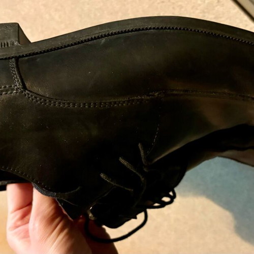 Rockport shoes 42 used, leather, black