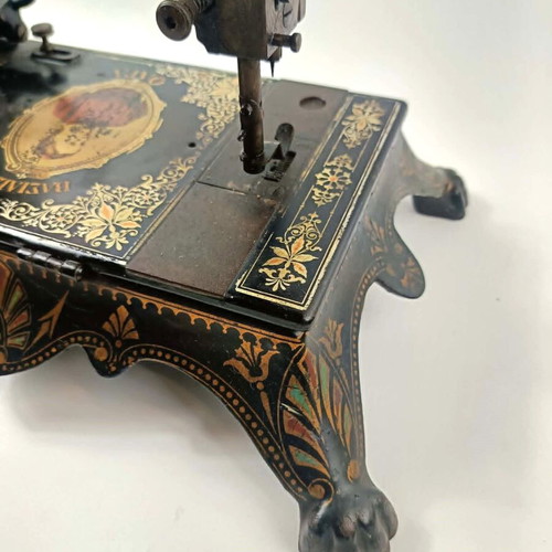Antique Sewing Machine "Vasilissa Olga" used, rare collectible