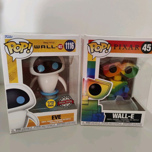 Funko Pop Wall-E & Eve set new, authentic