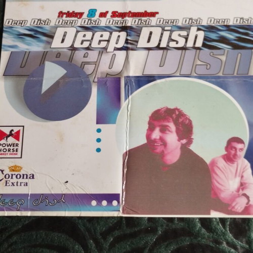 Deep Dish flyer used, Decadance Thessaloniki