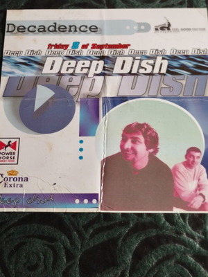 Flyer Deep Dish μεταχειρισμένο, Decadance Θεσσαλονίκη