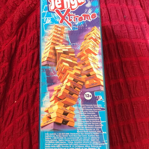 Hasbro Jenga Extreme new collectible game 2003 edition