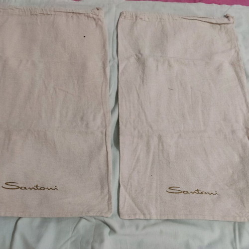 Dust bag Santoni bags and shoes like new, 2 pieces