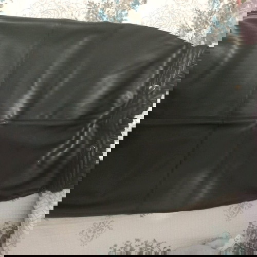 Φούστα midi δερματίνη Zara, μαύρη, small, αφορετη, άψογη κατάσταση