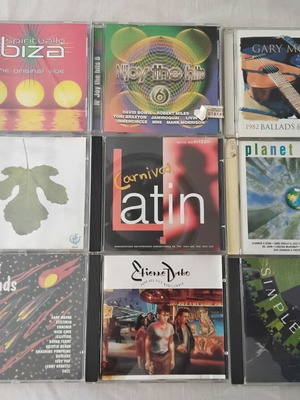 CDs with Greek and foreign music like new, pack of 30