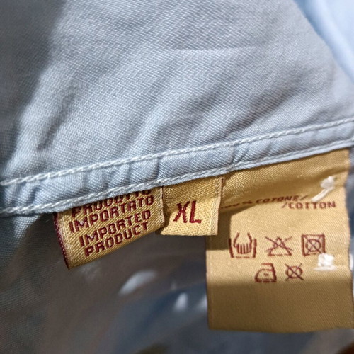 US POLO ASSN men's shirt blue XL like new