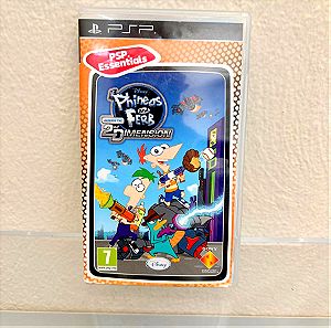 Phineas And Ferb Across The 2nd Dimension Essentials Edition PSP Game (Used)