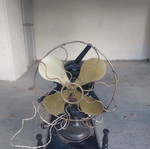 Antique fan used in working condition