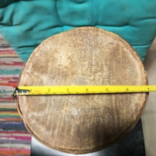 Decorative tambourine used from Africa