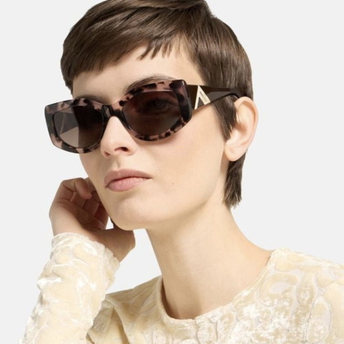 Missoni women's sunglasses, brown pink tortoiseshell
