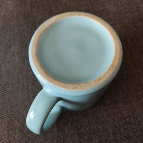 Ceramic mug "Στέφανος" used, from Rezerva store 90s
