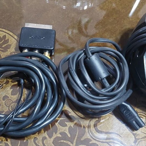 Xbox Original console with controller, power supply and AV cable