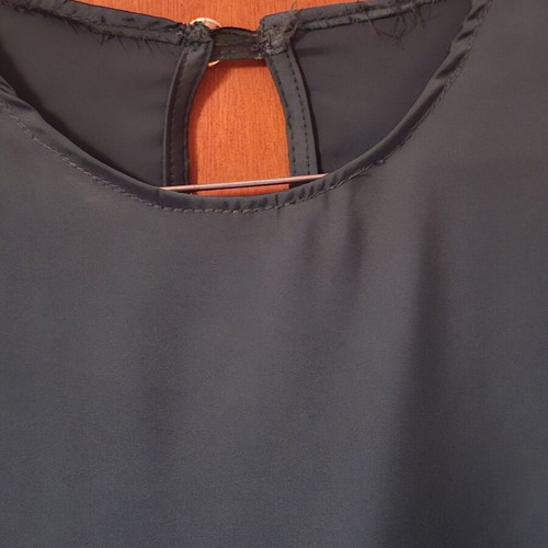 Satin women's blouse like new, size 46 fits S M L, cypress color