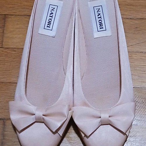 Natori vintage cream mules size 38 like new