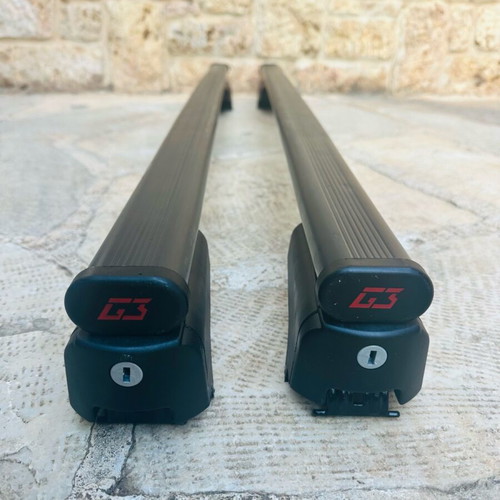 G3 Aluminum Roof Bars Set with Feet and Lock for Mini Cooper Countryman