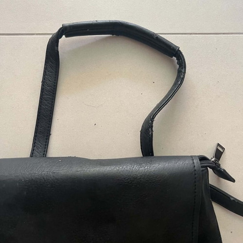 Leather Boho Bag with Fringes used