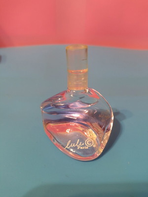 Lulu Castagnette perfume miniature new, rare violet bottle 5 ml