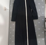 Sisan Club vintage wool maxi coat, black, size S