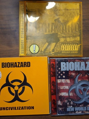 Biohazard CD πακέτο μεταχειρισμένο, σετ 3 metal άλμπουμ
