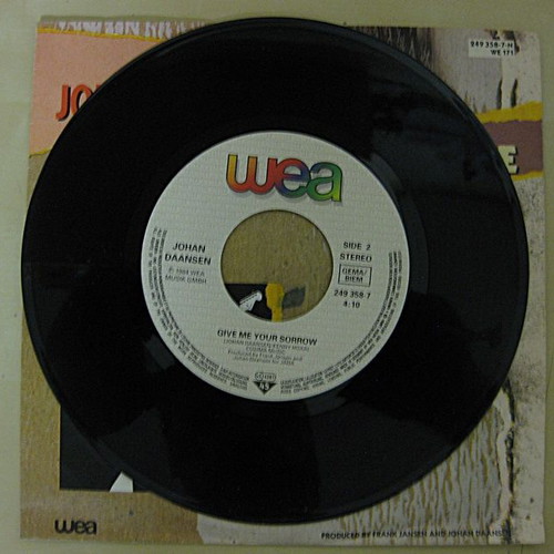 Johan Daansen Deadly Game 7" single like new, rock