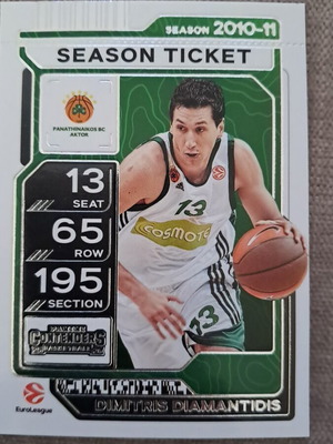 Panini Contenders Euroleague 2026 Dimitris Diamantidis Mega box new