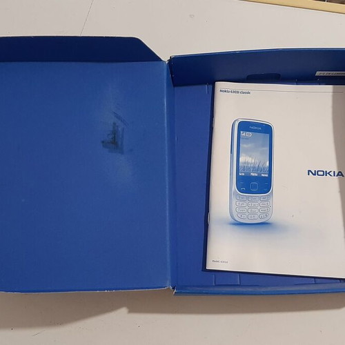 Nokia 6303i box and booklet used