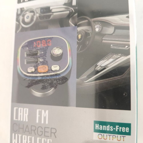 Car FM Charger Wireless Handsfree Calling Car MP3 Player Universal καινούργιο