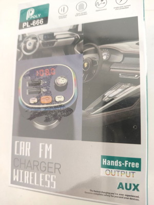 Car FM Charger Wireless Handsfree Calling Car MP3 Player Universal καινούργιο