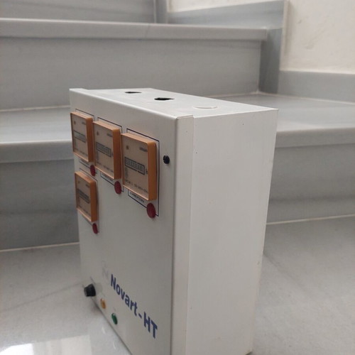 Boiler autonomy panel with hour meter for 4 apartments