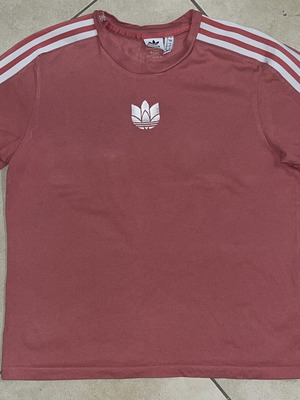 Adidas Originals Women T-Shirt dusty rose size L like new