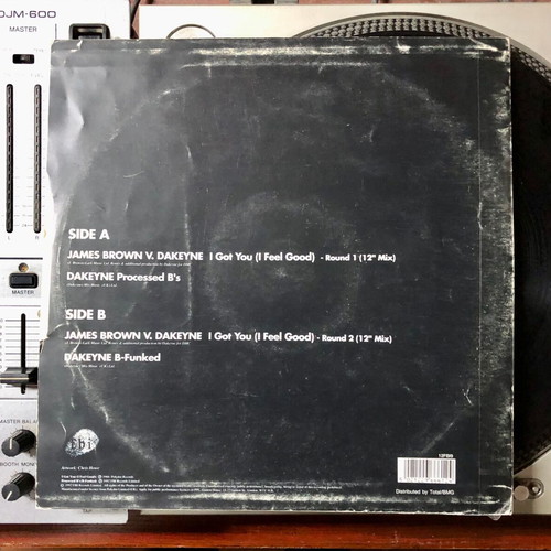 James Brown V. Dakeyne I Got You (I Feel Good) The Remixes vinyl used, 12" 33 ⅓ RPM