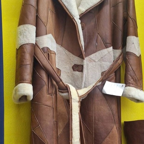 Mouton coat Kastorias new, brown, size M