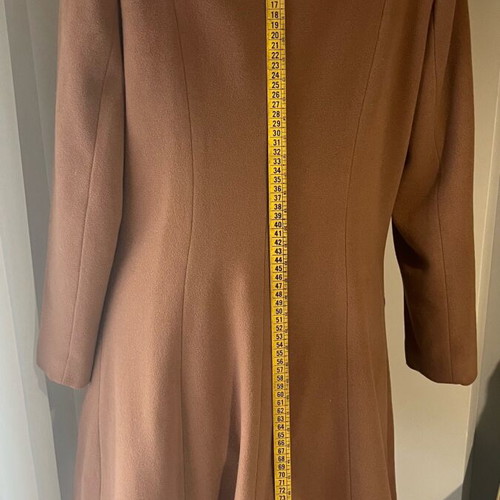 Wool women's coat used in camel color, size S