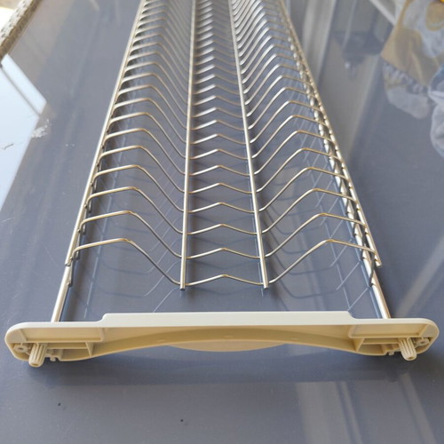 Stainless steel plate rack and glass racks for 90cm cabinets, Italy