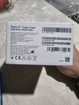 Xiaomi Redmi 9T μεταχειρισμένο 4GB/64GB τιρκουάζ με NFC και τετραπλή κάμερα