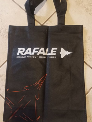 Υφασμάτινη τσάντα Dassault Aviation καινούργια, 30cm×40cm