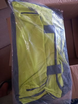 Travel bag, green, large, new
