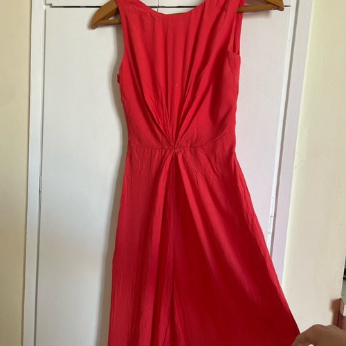 BSB one-piece pantsuit like new, red orange, size M